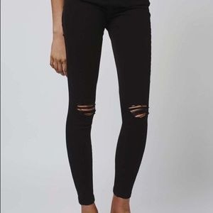 👖TOPSHOP 28x30 Jamie ripped jeans